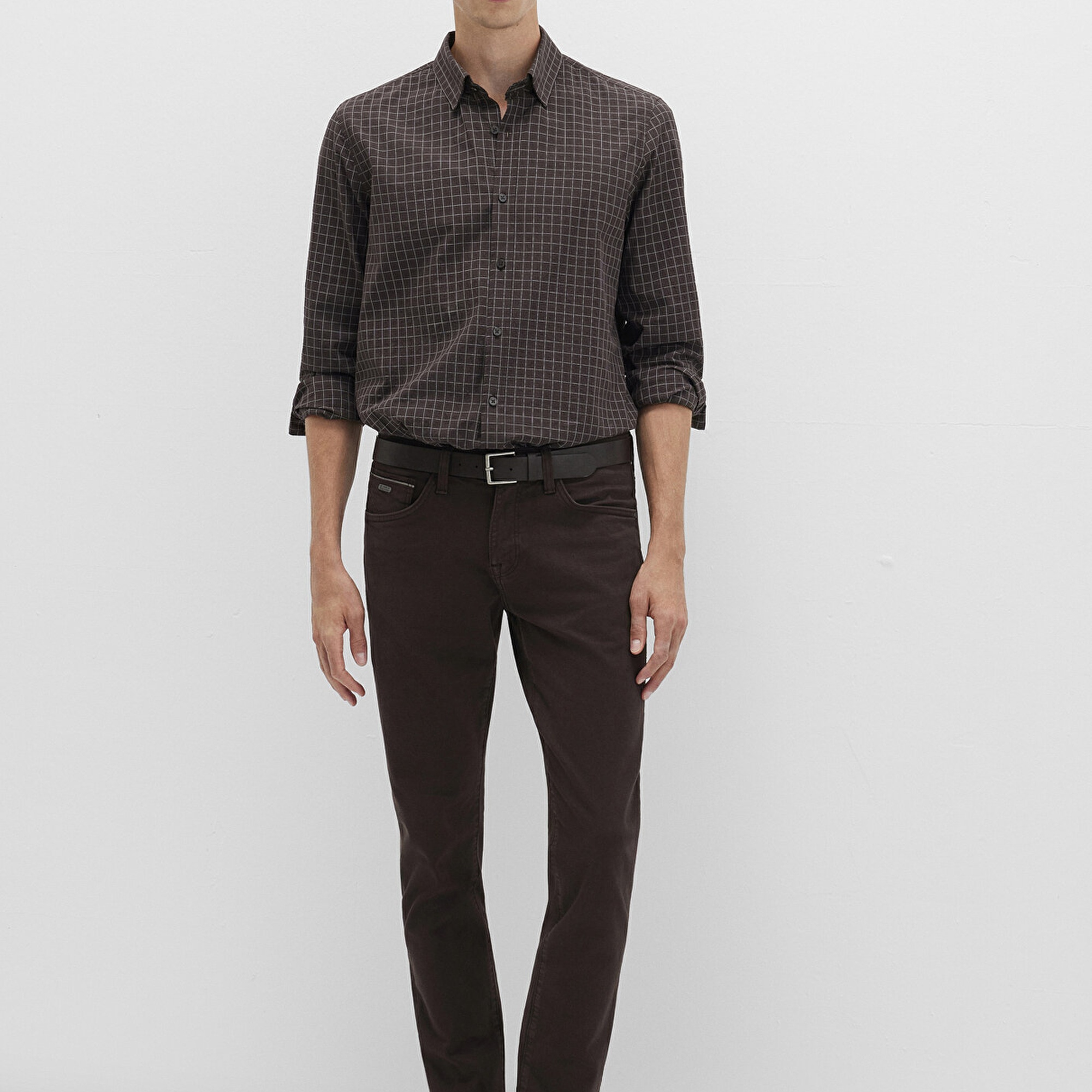 Mavi Jake Mavi Black Koyu Kahverengi Gabardin Pantolon 0042290686