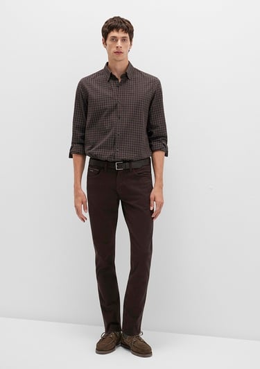  Mavi Jake Mavi Black Koyu Kahverengi Gabardin Pantolon 0042290686