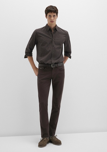  Mavi Jake Mavi Black Koyu Kahverengi Gabardin Pantolon 0042290686