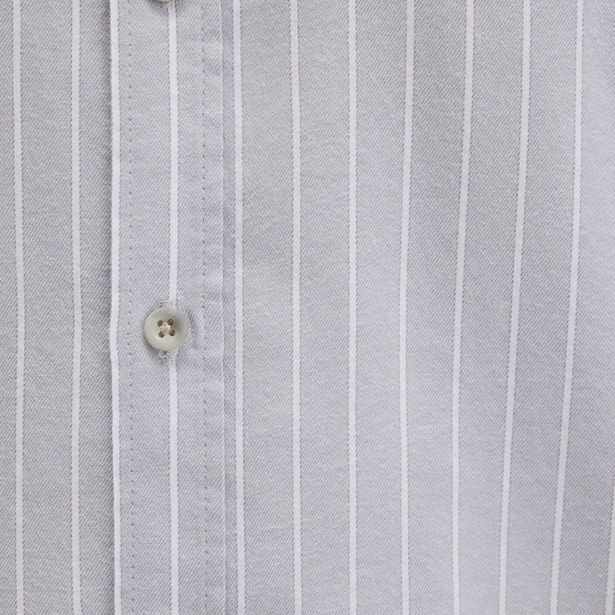 Mavi Çizgili Gri Gömlek Regular Fit / Normal Kesim 0211709-91016