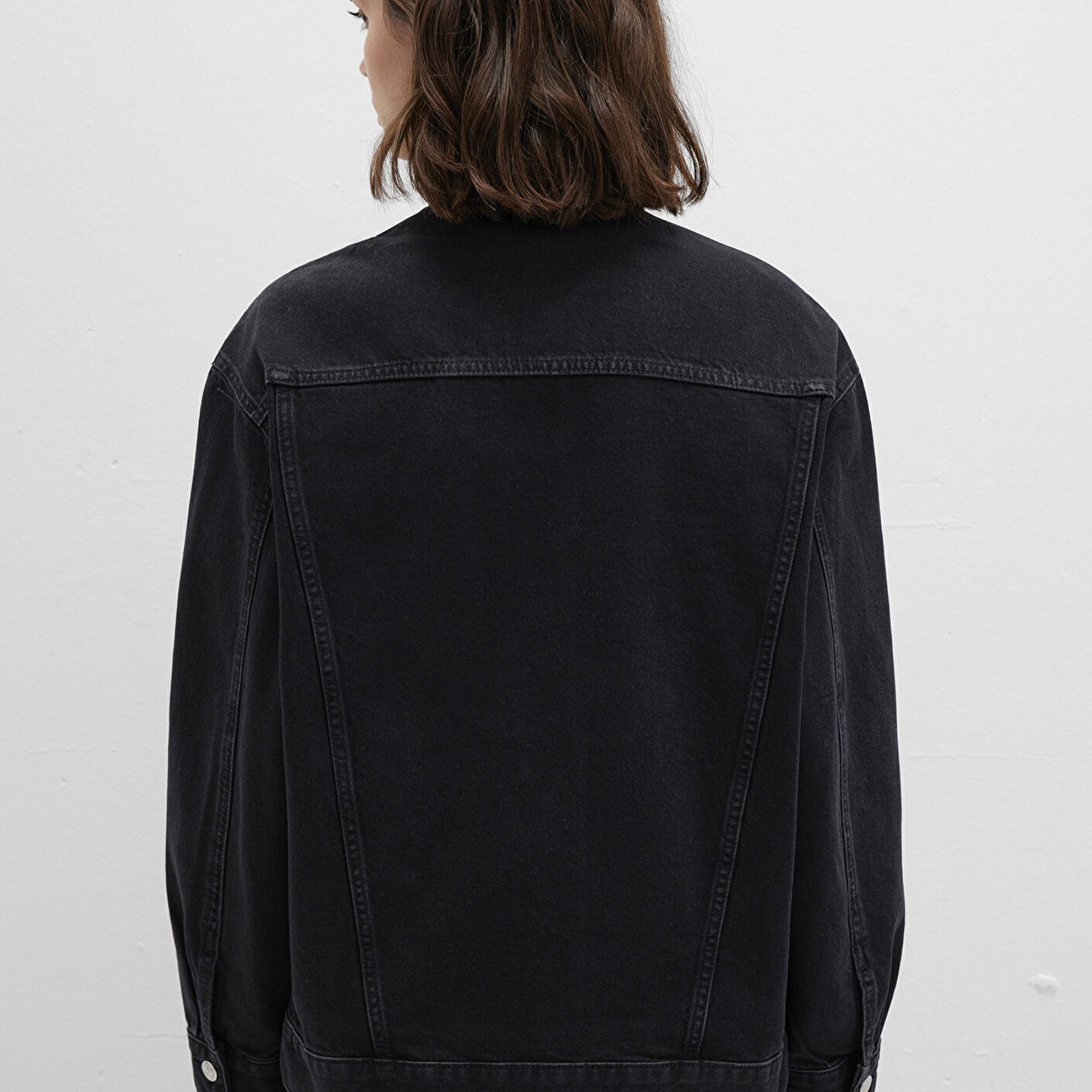 Mavi Luna 90lar Koyu Gri Jean Ceket 1110177-90547