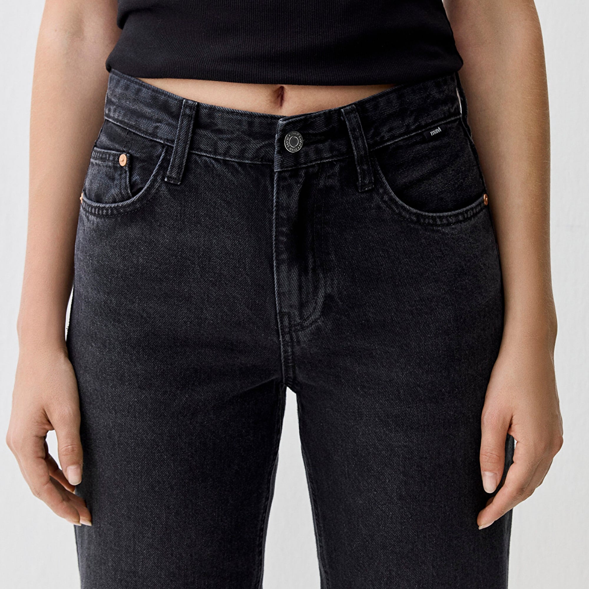 Mavi Lovely Mavi Jeans Extra Koyu Gri Smoke Jean Pantolon 1012645-90497