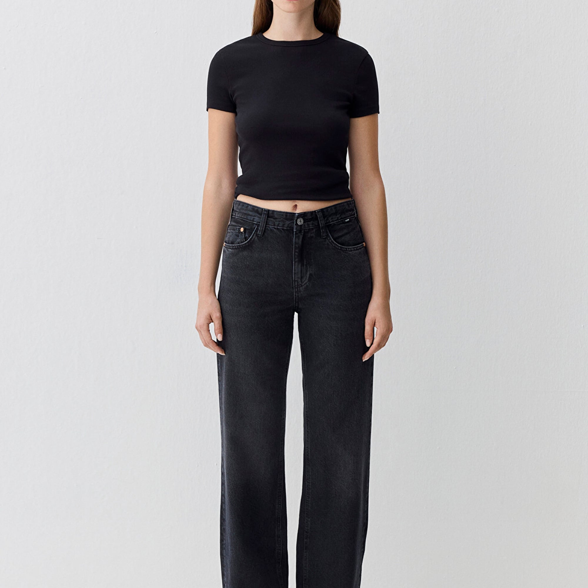 Mavi Lovely Mavi Jeans Extra Koyu Gri Smoke Jean Pantolon 1012645-90497