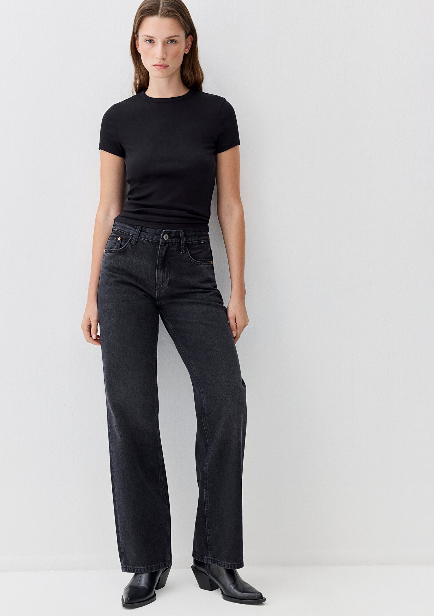  Mavi Lovely Mavi Jeans Extra Koyu Gri Smoke Jean Pantolon 1012645-90497