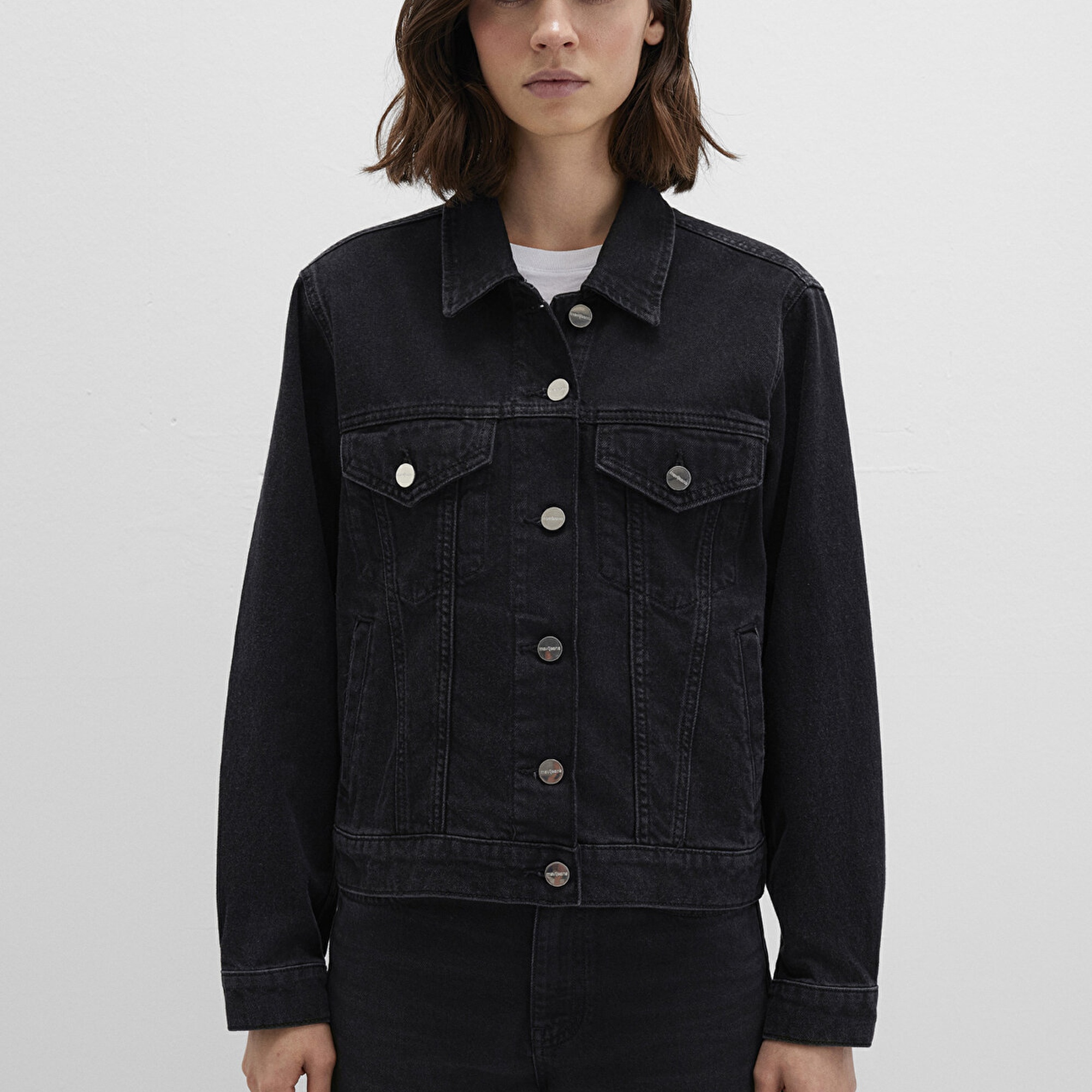 Mavi Ruby Iconic Koyu Gri Jean Ceket 1110505-89163