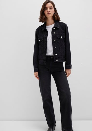  Mavi Ruby Iconic Koyu Gri Jean Ceket 1110505-89163