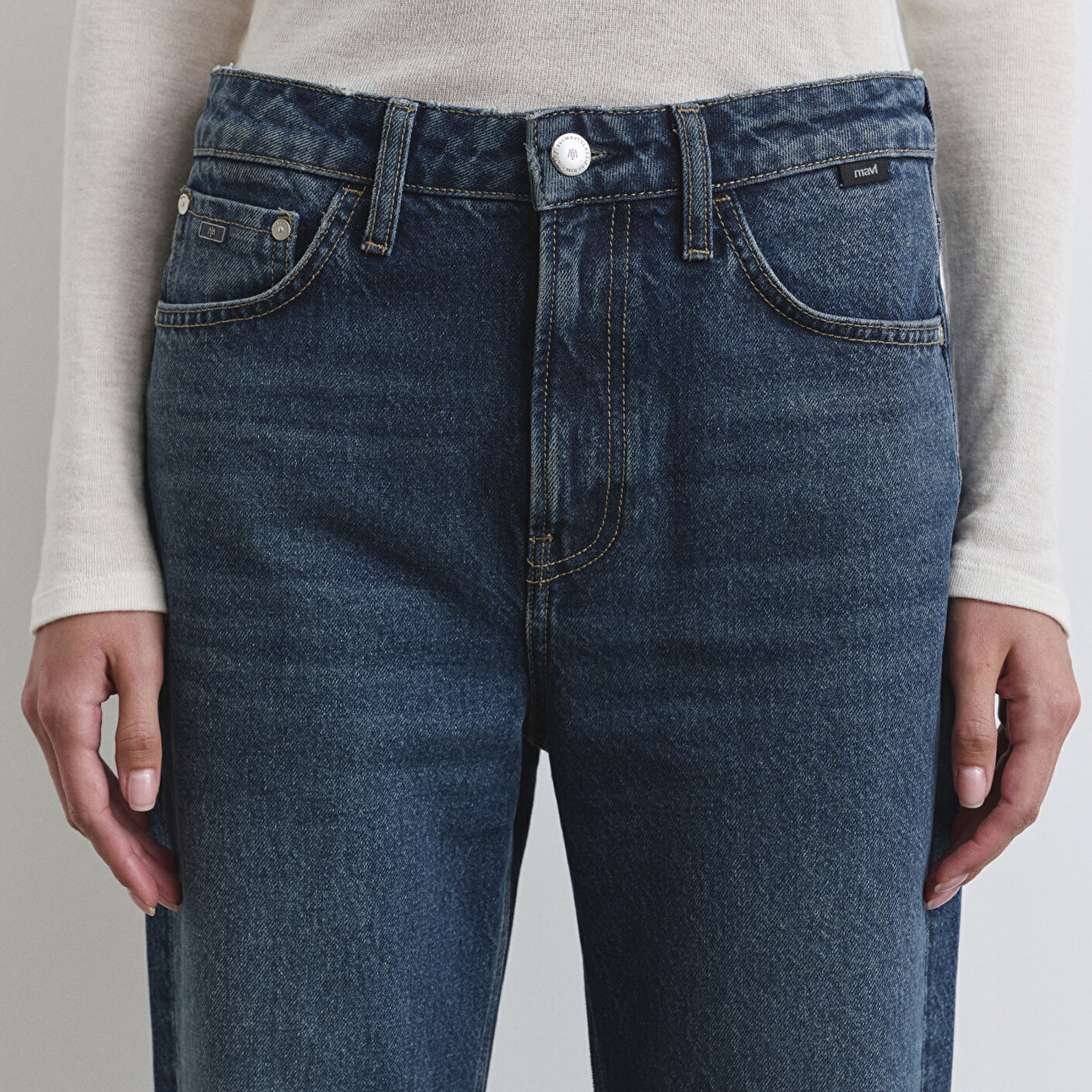 Mavi Victoria Classic Denim Gölgeli Koyu Mavi Jean Pantolon 101072-90539