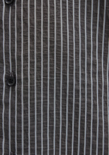  Mavi Çizgili Antrasit Gömlek Regular Fit / Normal Kesim 0211669-90902