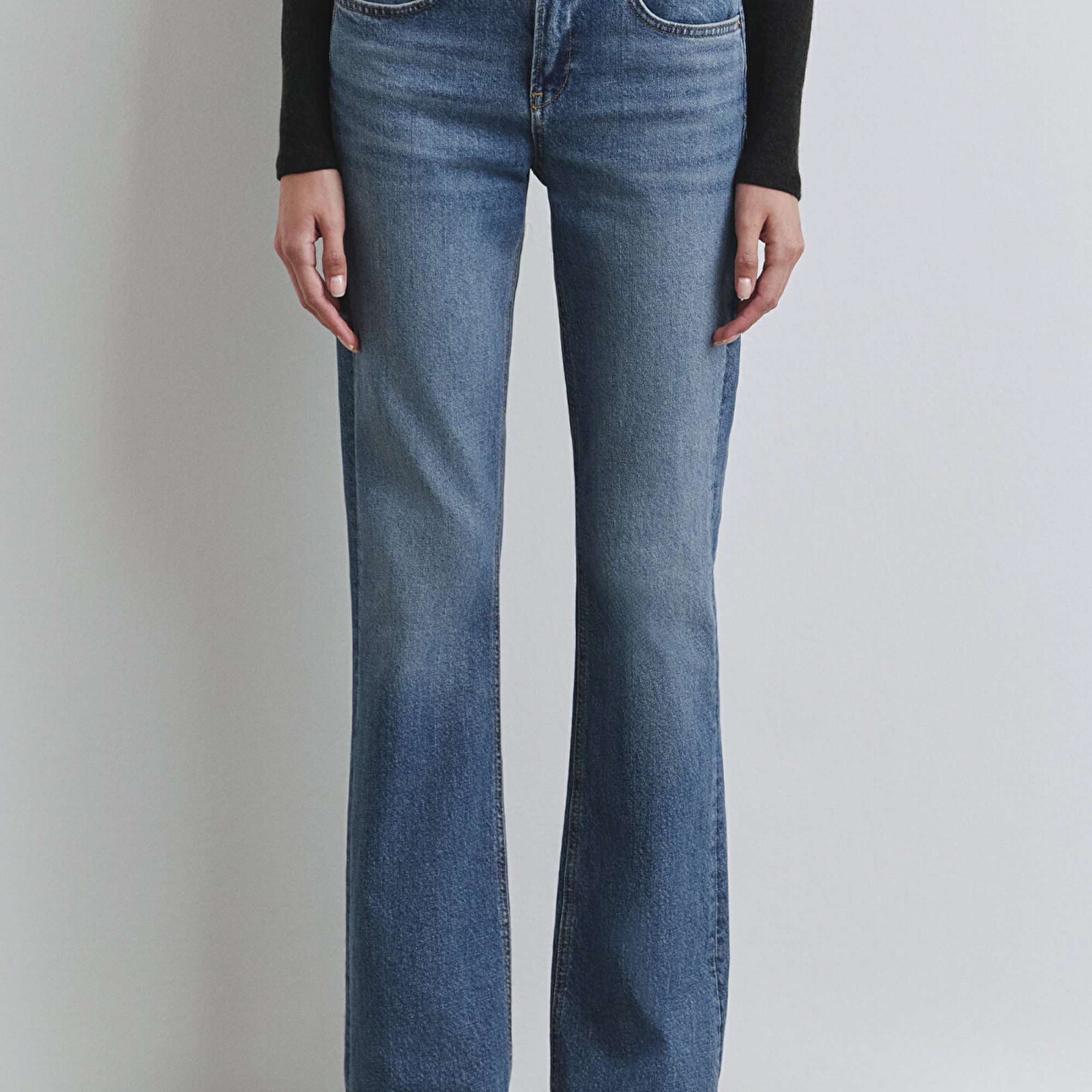 Mavi Alina Iconic Puslu Indigo Mavisi Jean Pantolon 1012577-90538