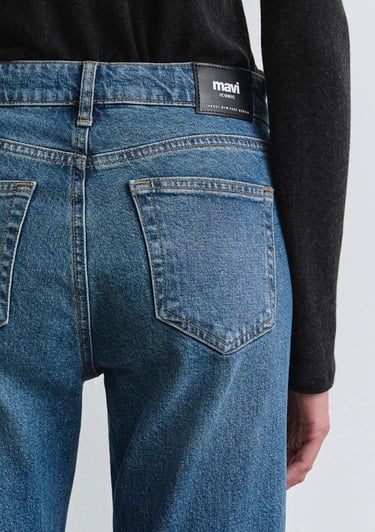  Mavi Alina Iconic Puslu Indigo Mavisi Jean Pantolon 1012577-90538