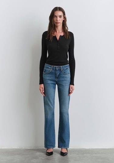  Mavi Alina Iconic Puslu Indigo Mavisi Jean Pantolon 1012577-90538