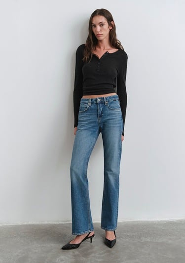  Mavi Alina Iconic Puslu Indigo Mavisi Jean Pantolon 1012577-90538