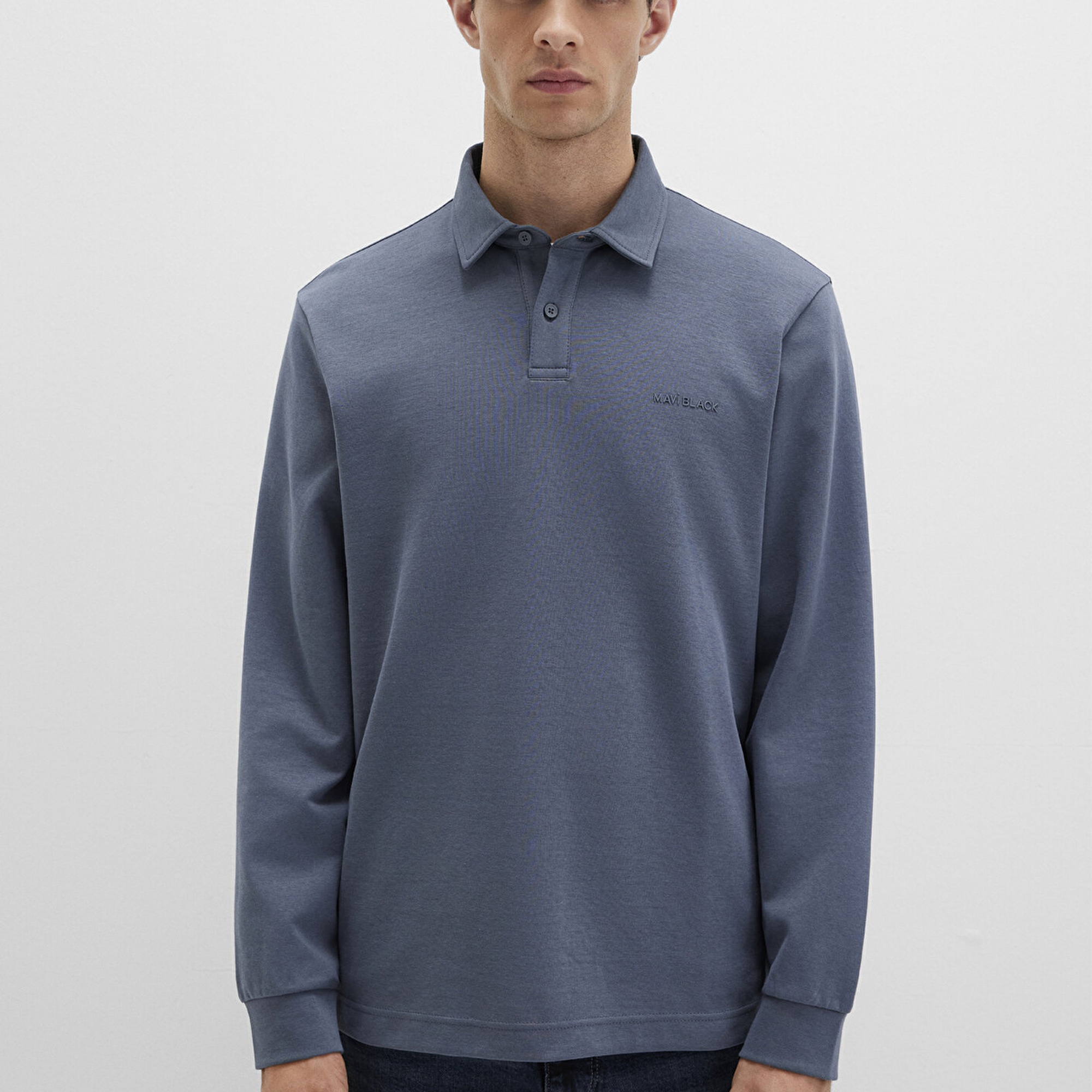 Mavi Düğme Detaylı Lacivert Polo Tişört Regular Fit / Normal Kesim 0613043-80776