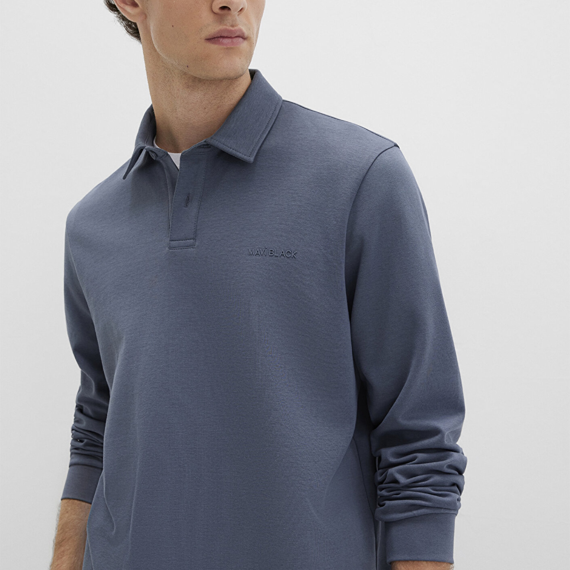 Mavi Düğme Detaylı Lacivert Polo Tişört Regular Fit / Normal Kesim 0613043-80776