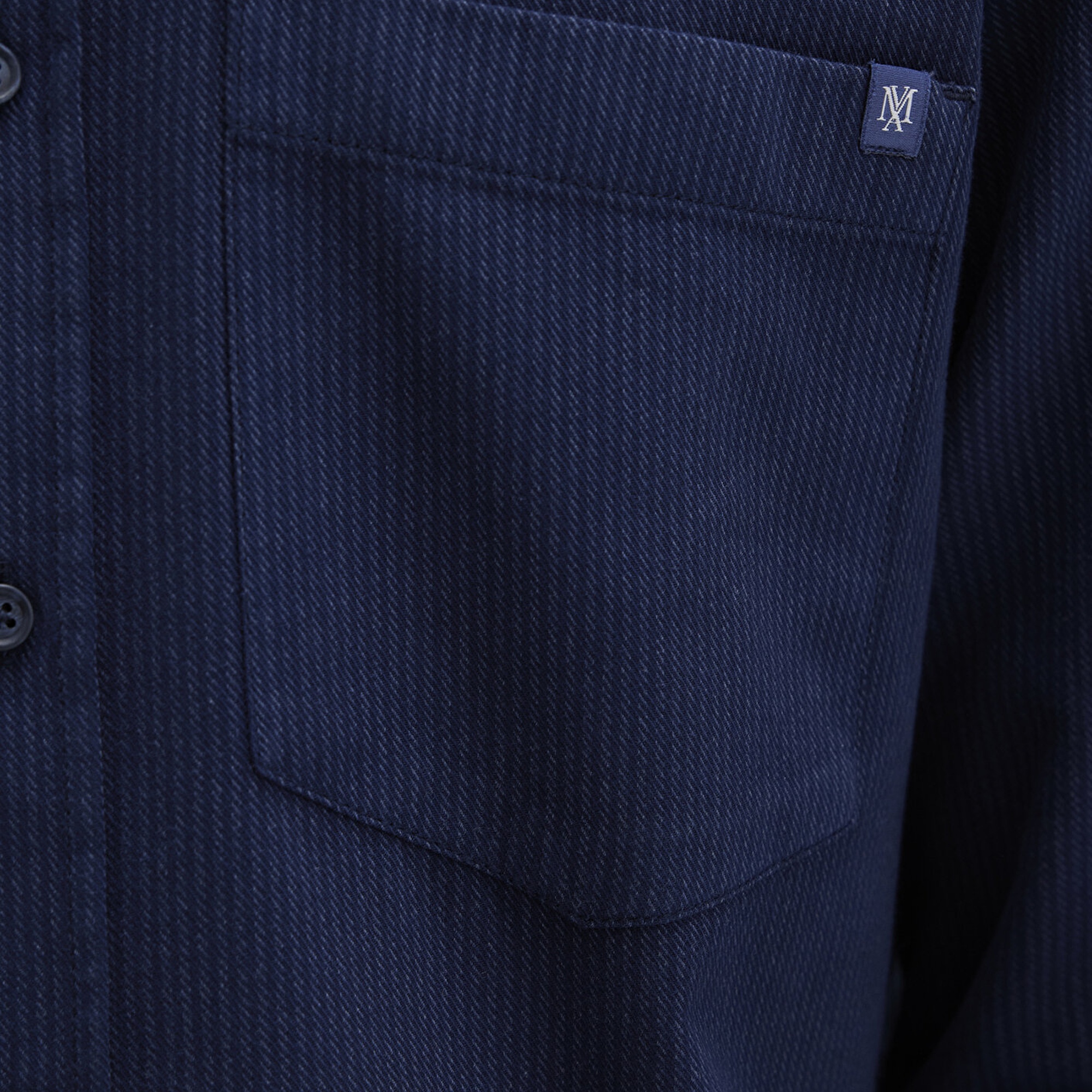 Mavi Çizgili Lacivert Gömlek Regular Fit / Normal Kesim 0211775-91324