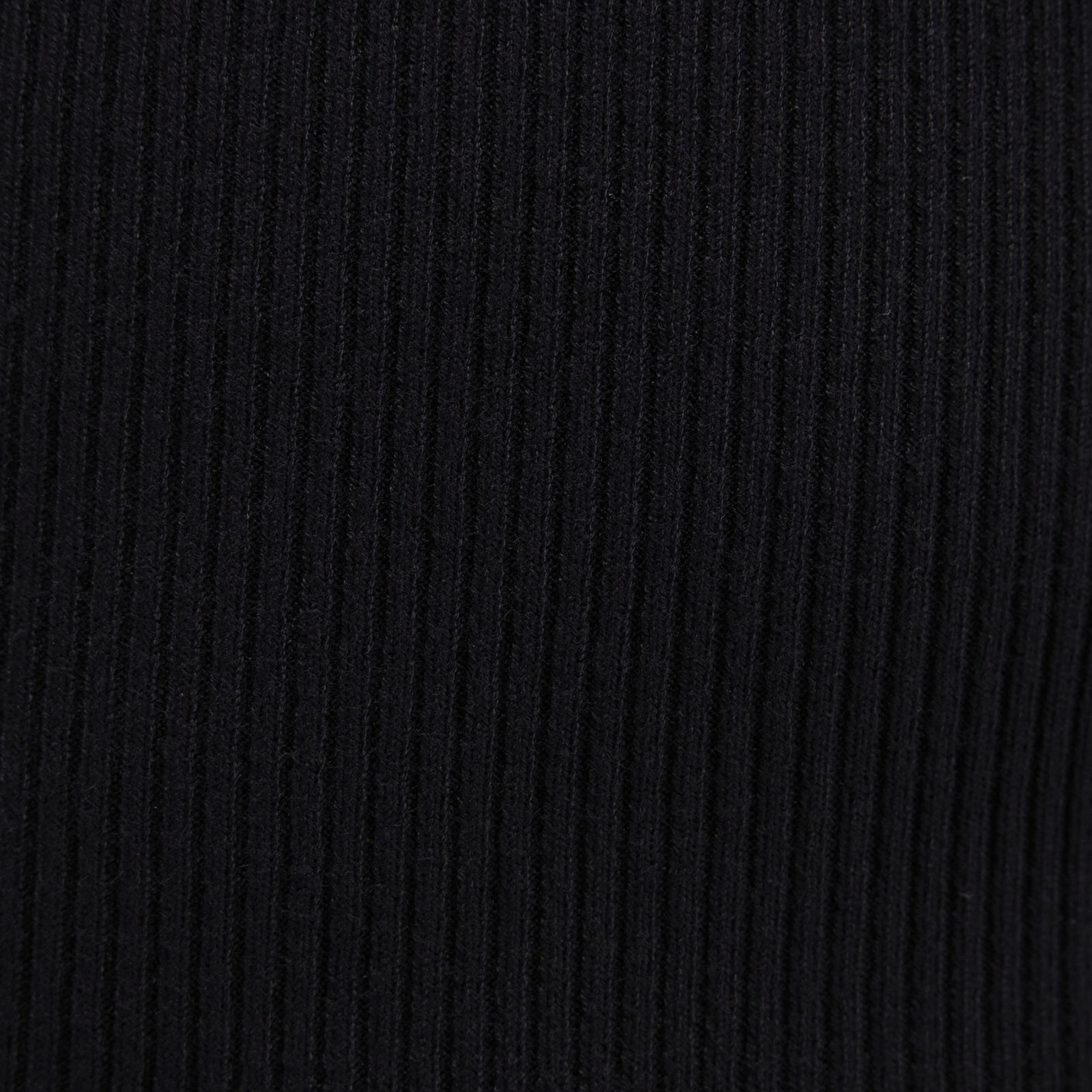 Mavi Fermuar Detaylı Dik Yaka Siyah Kazan Fitted / Vücuda Oturan Kesim 1710790-900