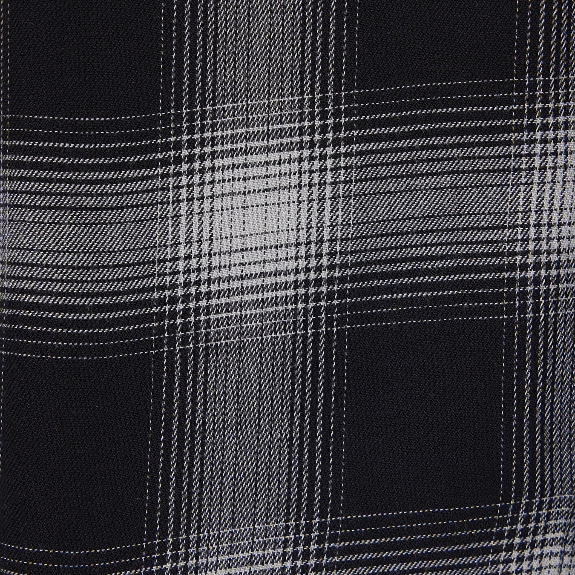 Mavi Kareli Siyah Gömlek Regular Fit / Normal Kesim 0211770-91367