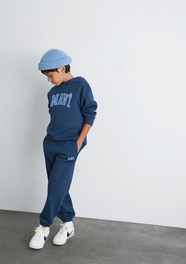  Mavi Mavi Logo Baskılı Lacivert Eşofman Altı 6010000-70720