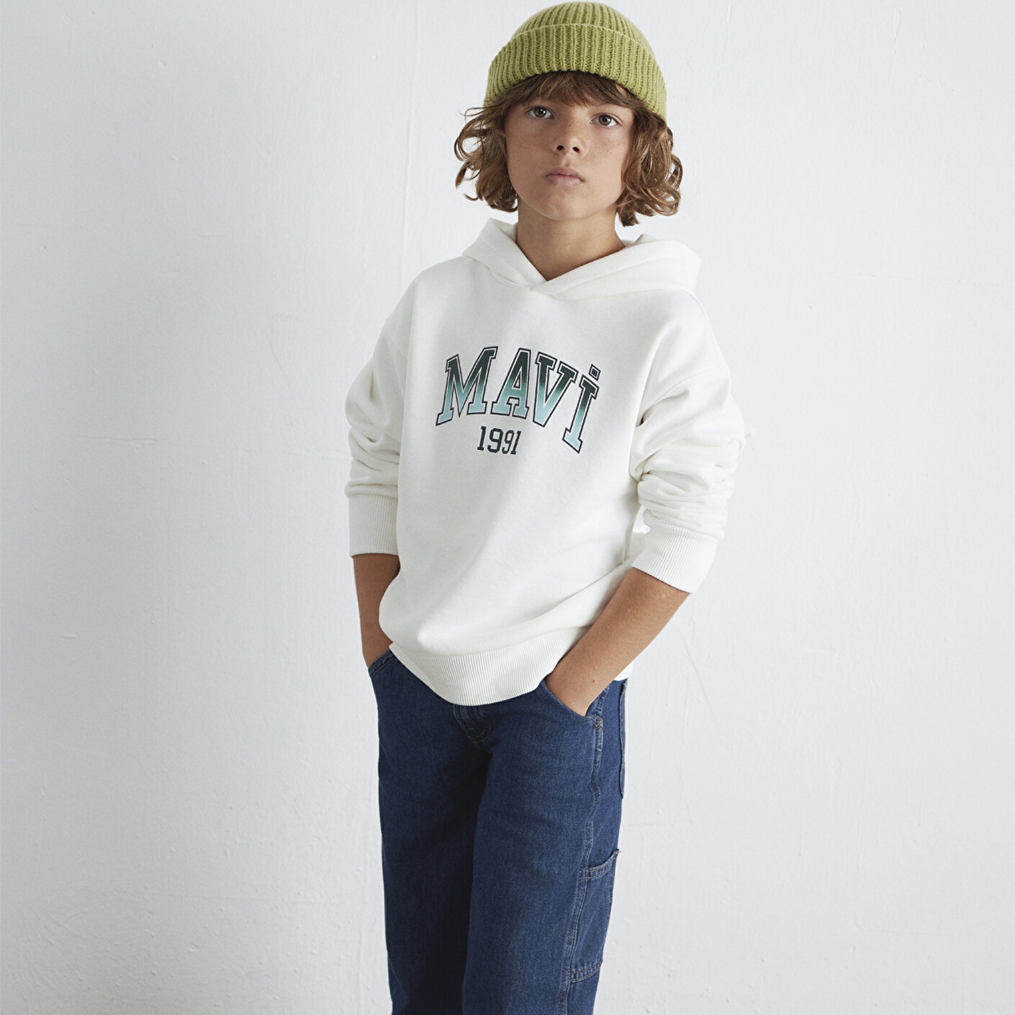 Mavi Ekru Sweatshirt 6S10167-70057