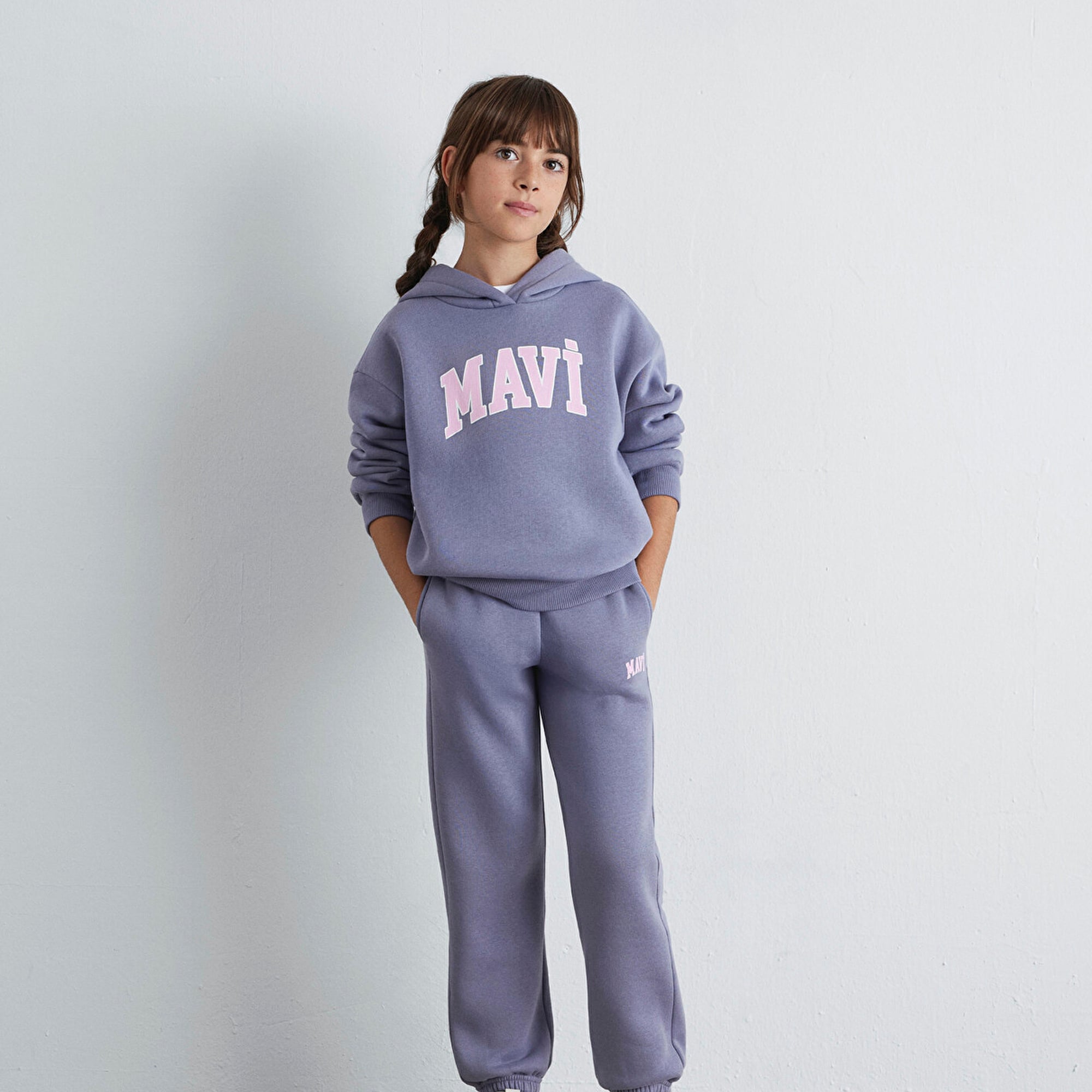 Mavi Mavi Logo Baskılı Gri Eşofman Altı 7010000-88095