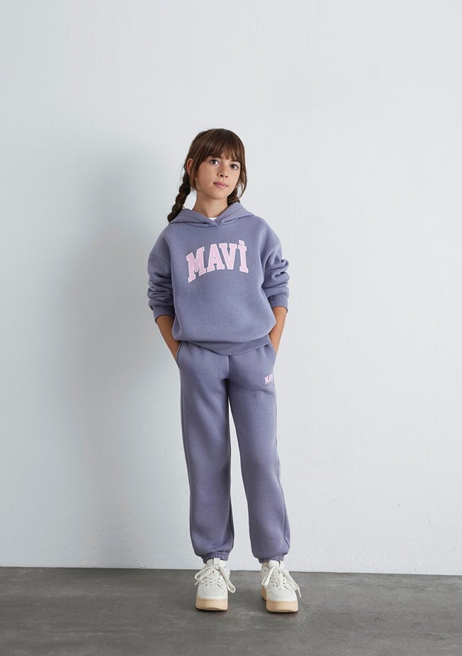  Mavi Mavi Logo Baskılı Gri Eşofman Altı 7010000-88095