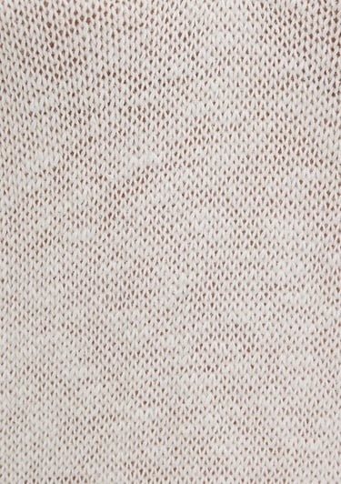  Mavi Kol Detaylı Bej Triko Polo 1710834-91338