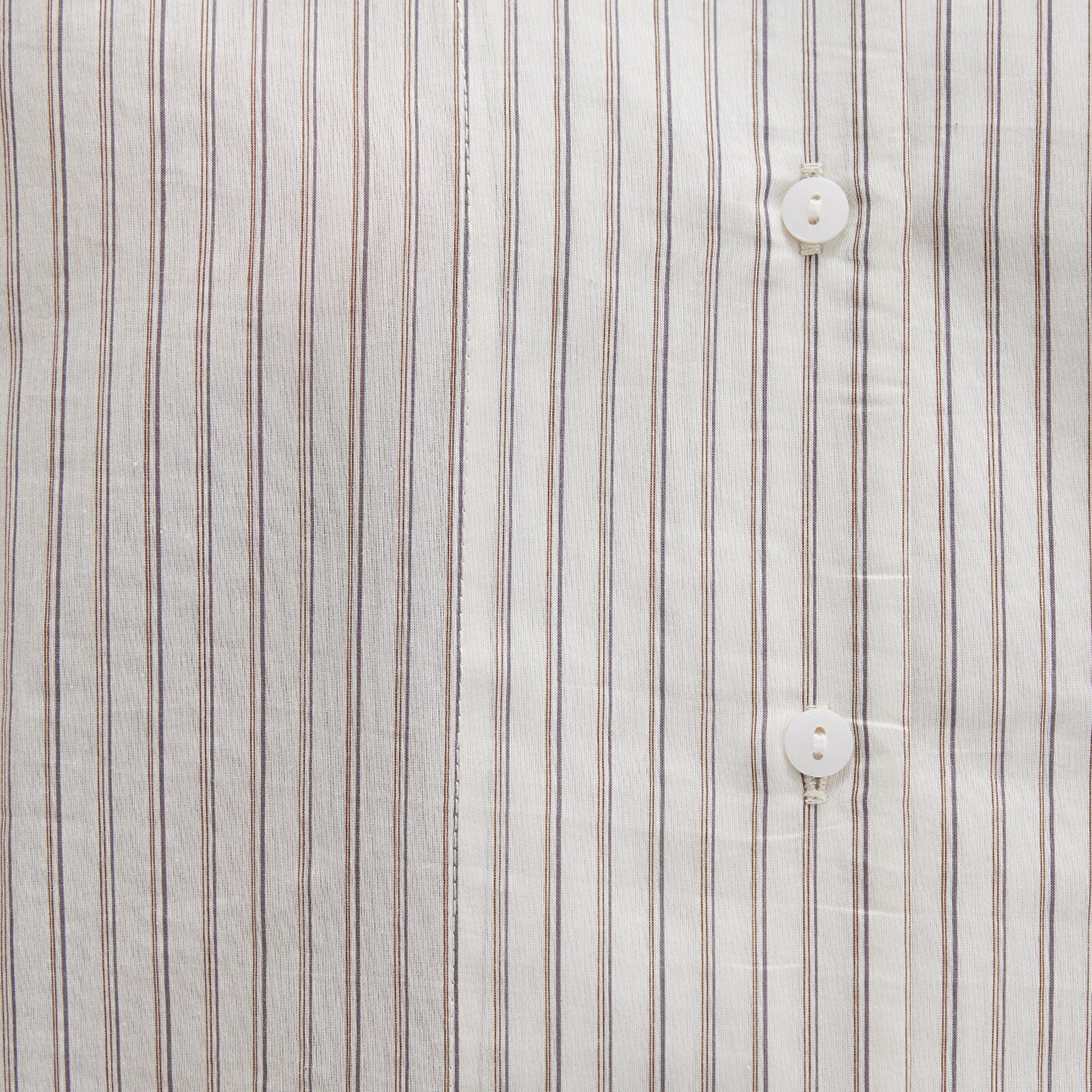 Mavi Çizgili Ekru Gömlek Regular Fit / Normal Kesim 1211353-91345