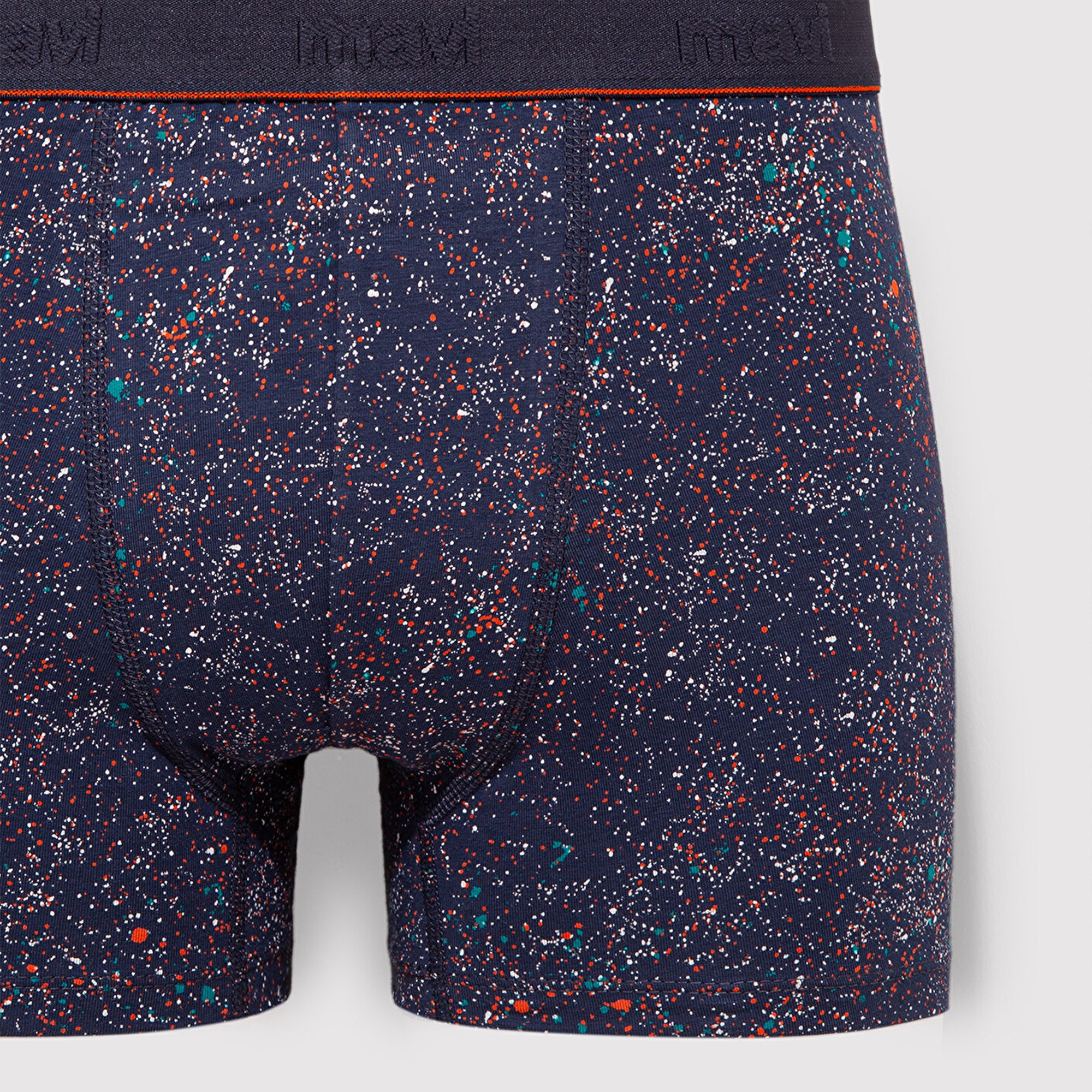 Mavi 3lü Baskılı Lacivert Boxer 0912215-28417