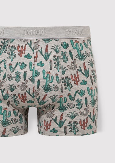  Mavi 3lü Beyaz Basic Boxer 0912212-23854