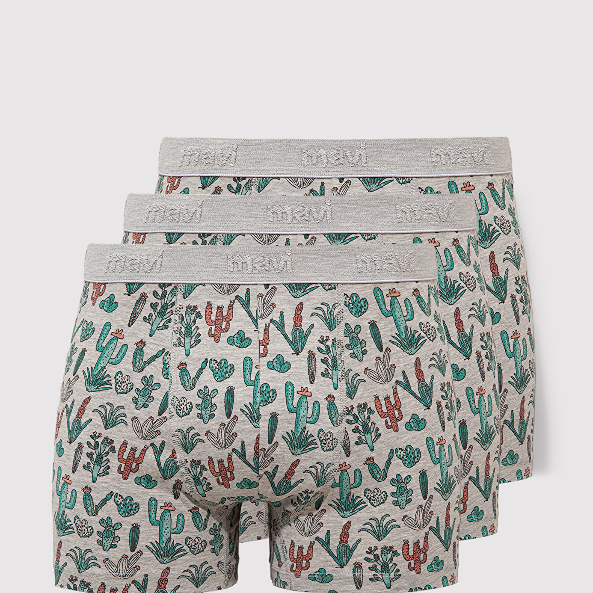 Mavi 3lü Beyaz Basic Boxer 0912212-23854