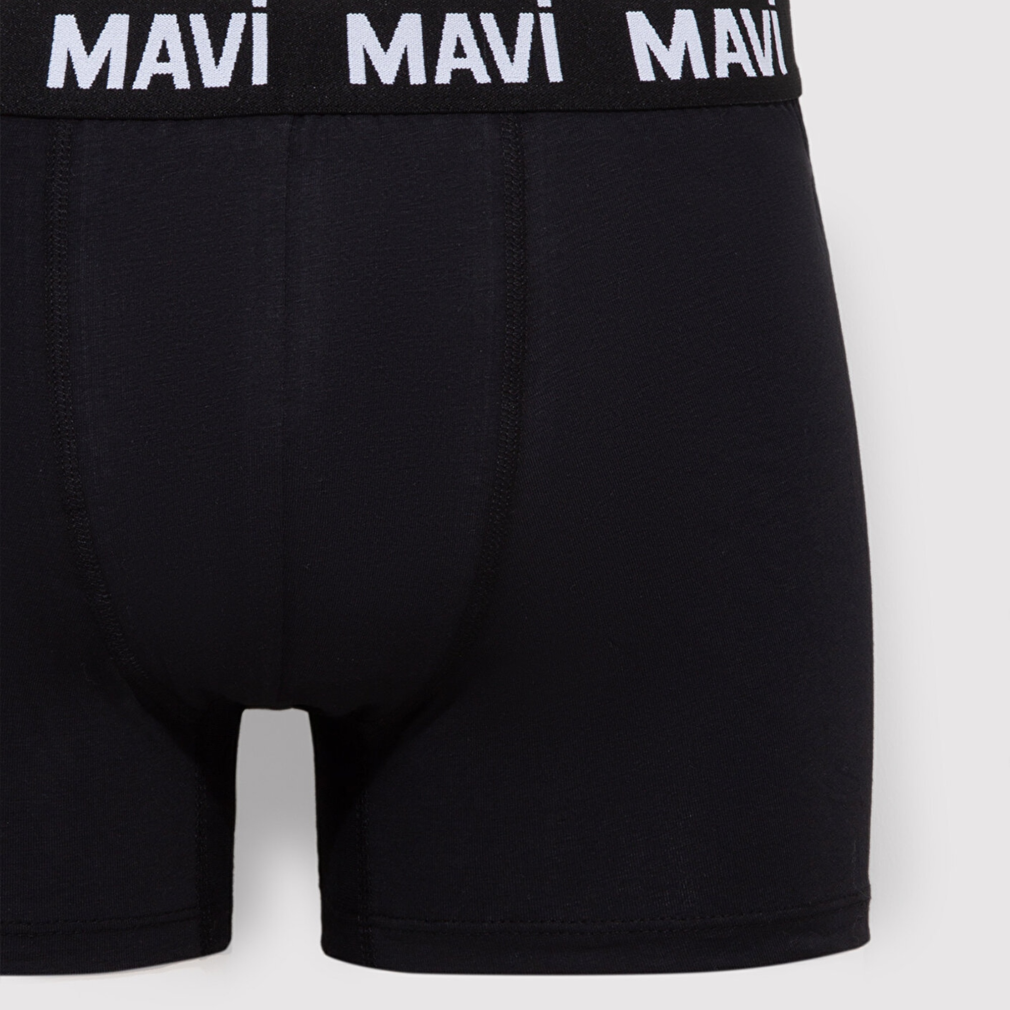 Mavi 3lü Siyah Basic Boxer 0912210-35495