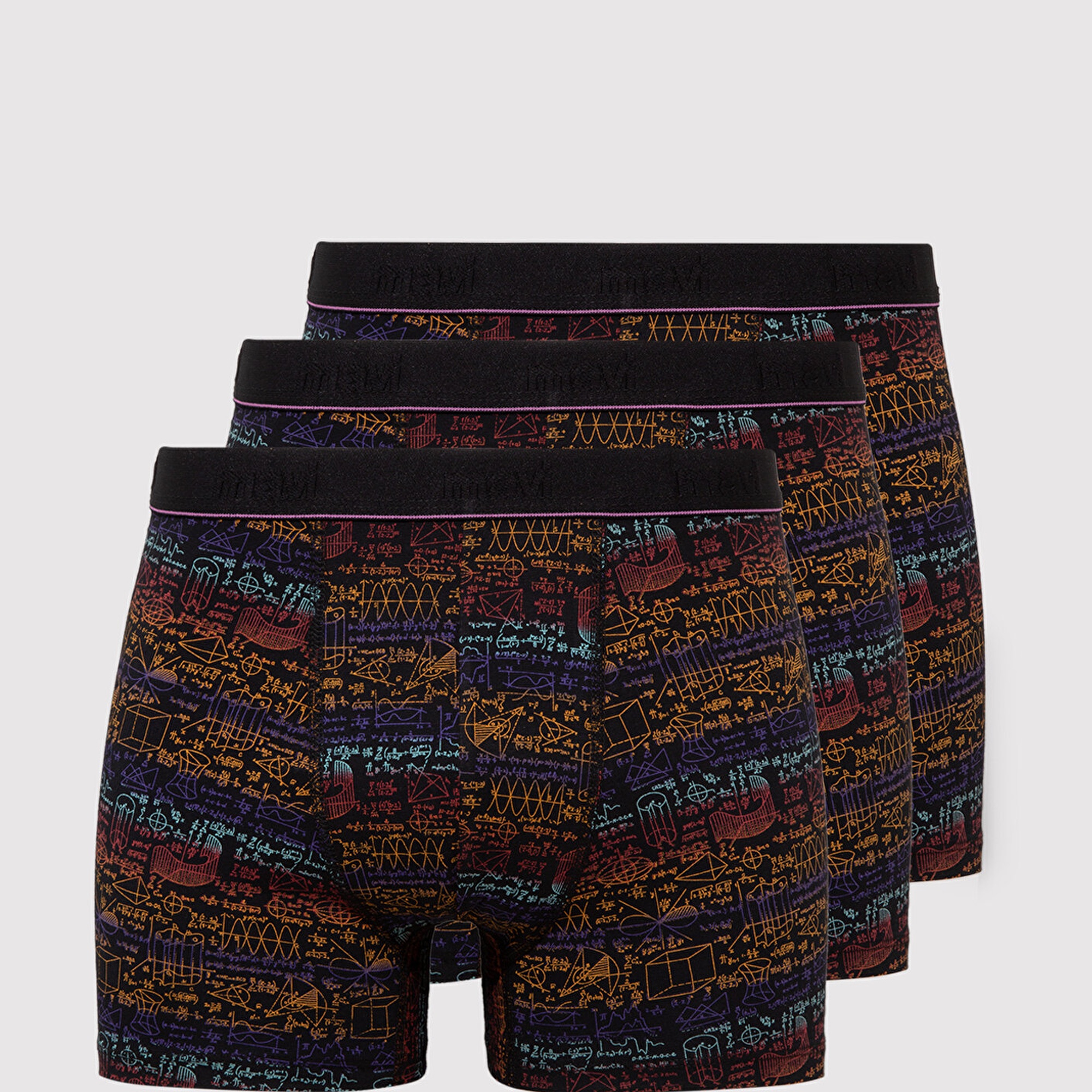 Mavi 3lü Siyah Basic Boxer 0912209-900