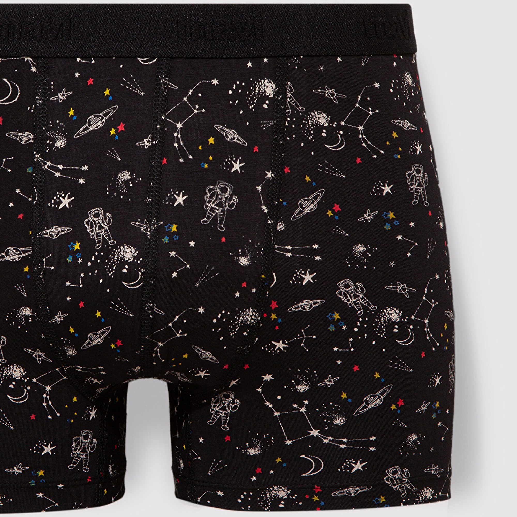 Mavi 3lü Siyah Basic Boxer 0912234-900