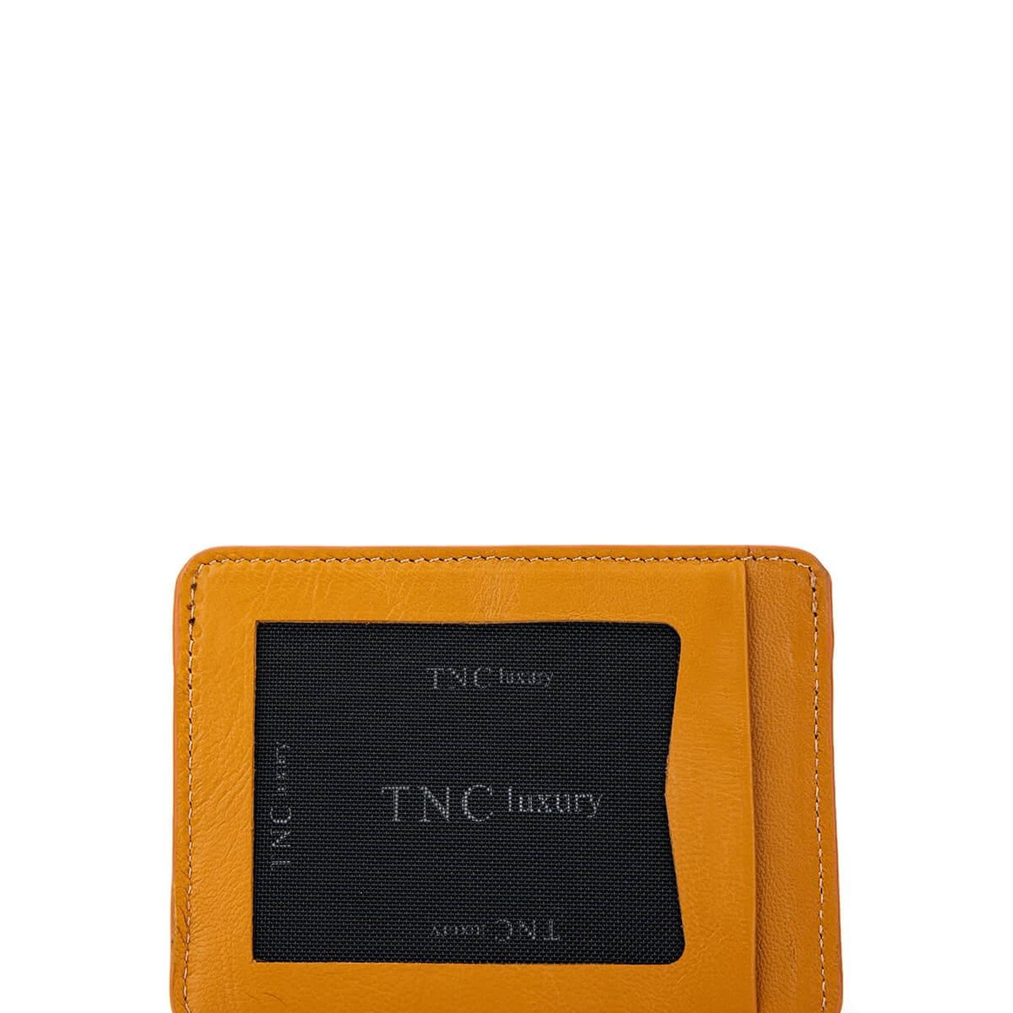 Tamer Tanca Erkek Hakiki Deri Hardal Kartlık