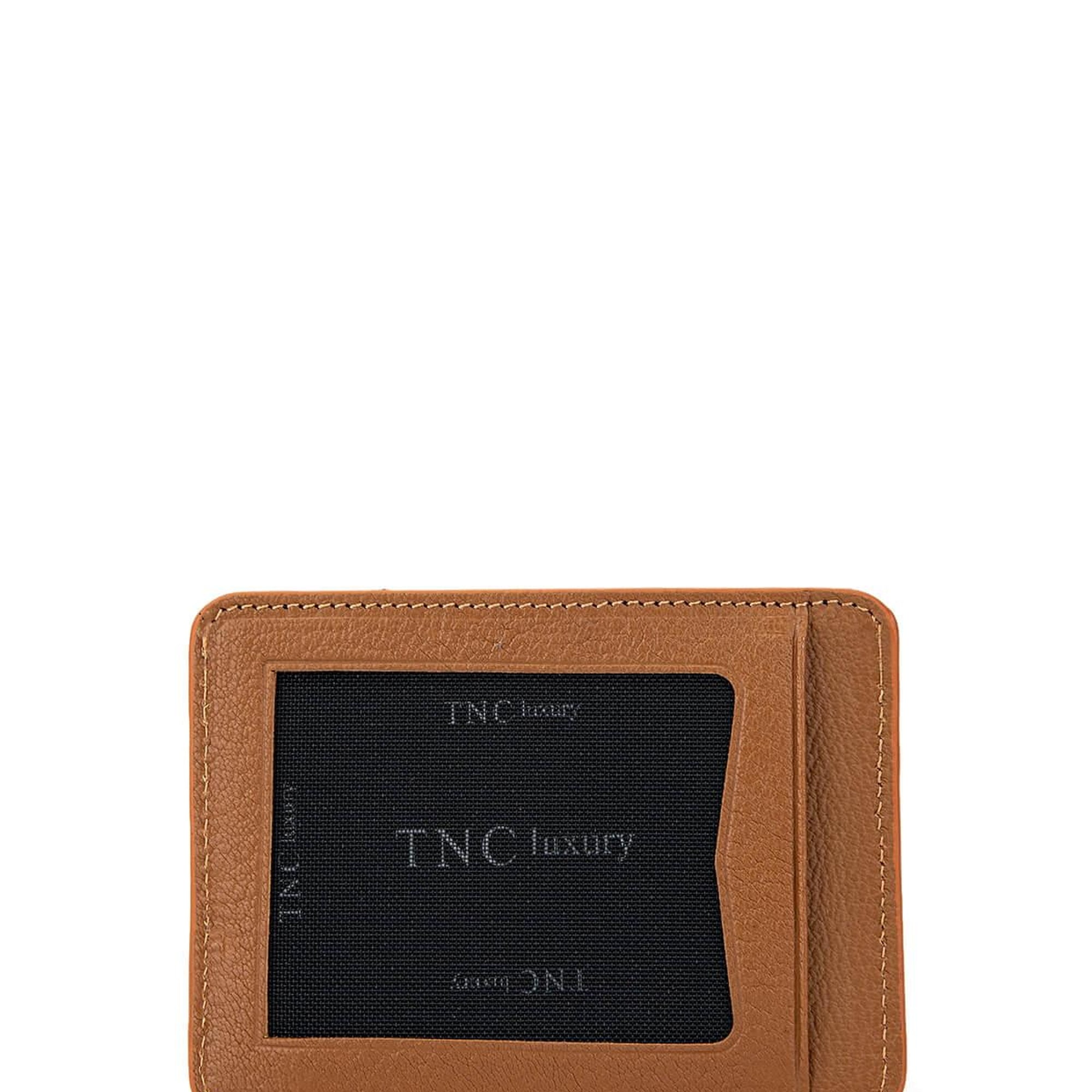 Tamer Tanca Erkek Hakiki Deri Kahverengi Kartlık
