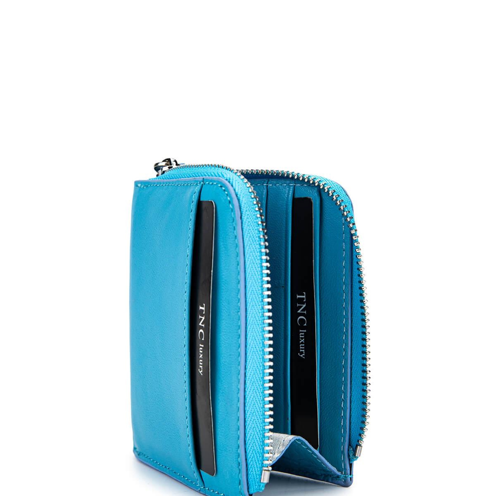 Tamer Tanca Kadın Hakiki Deri Mavi Kartlık