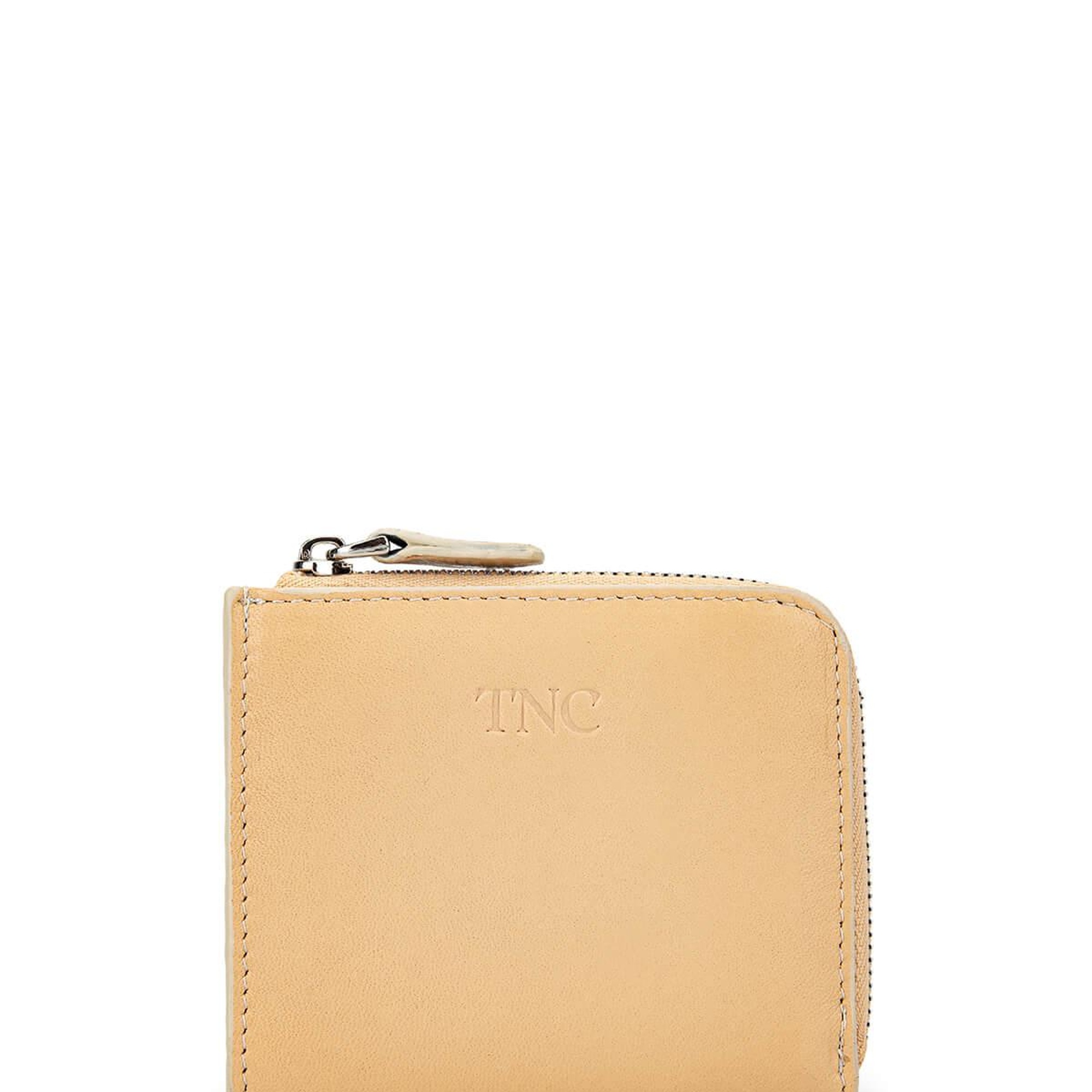 Tamer Tanca Kadın Hakiki Deri Bej Kartlık