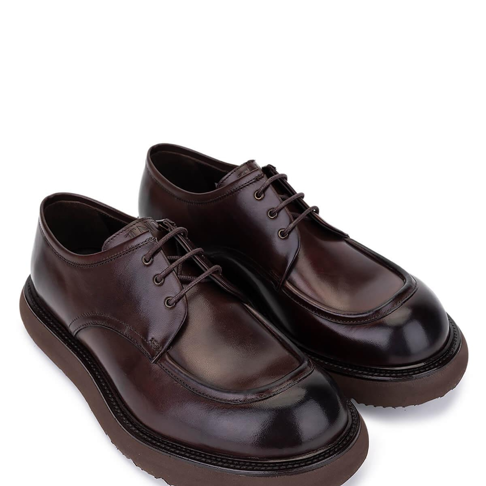 Tamer Tanca Erkek Hakiki Deri Kahverengi Casual Ayakkabı