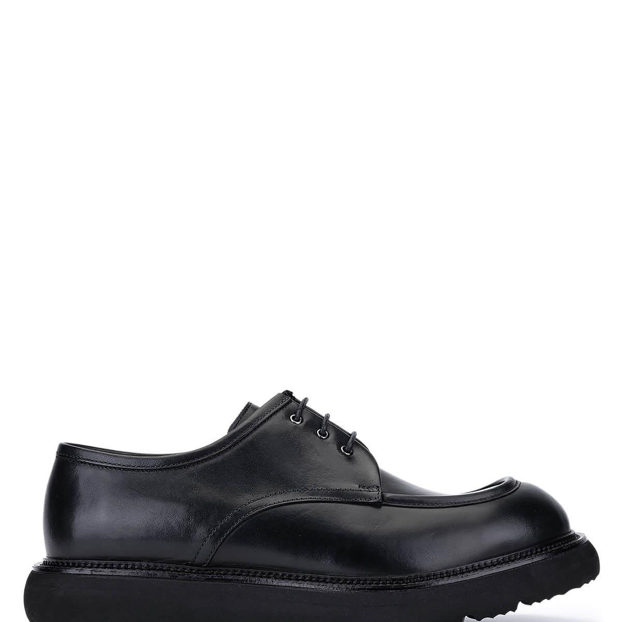 Tamer Tanca Erkek Hakiki Deri Siyah Deri Casual Ayakkabı