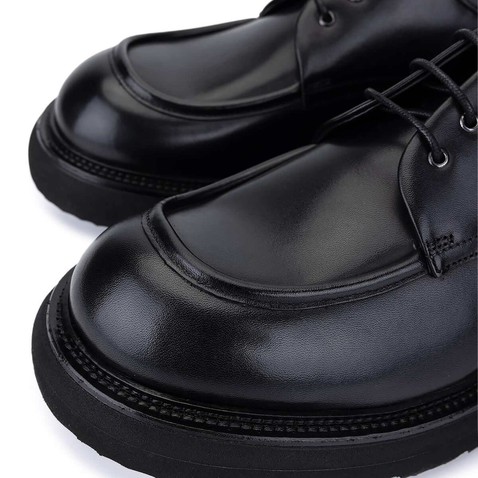 Tamer Tanca Erkek Hakiki Deri Siyah Deri Casual Ayakkabı