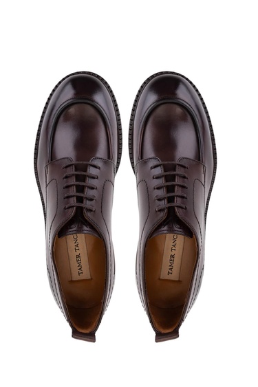  Tamer Tanca Erkek Hakiki Deri Kahverengi Casual Ayakkabı