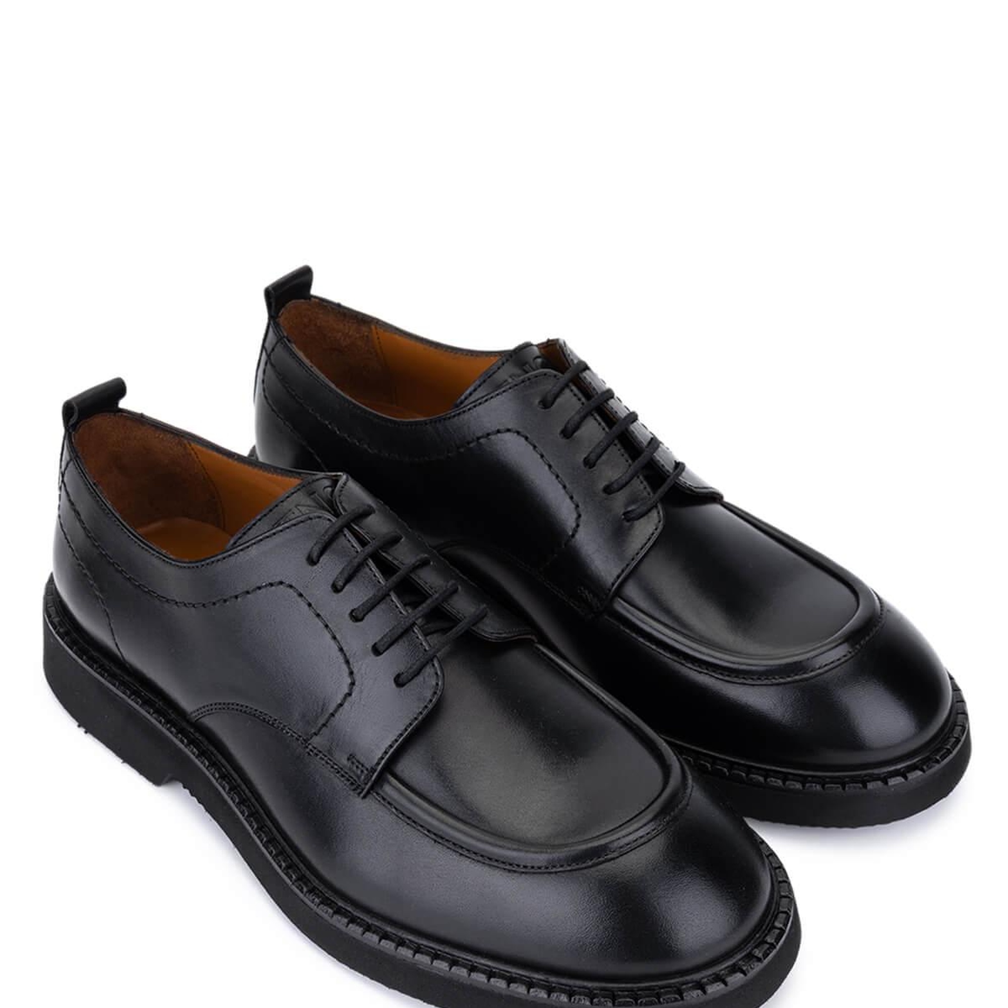 Tamer Tanca Erkek Hakiki Deri Siyah Casual Ayakkabı