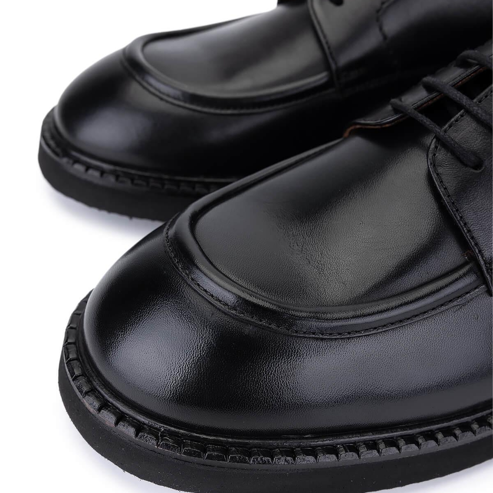 Tamer Tanca Erkek Hakiki Deri Siyah Casual Ayakkabı