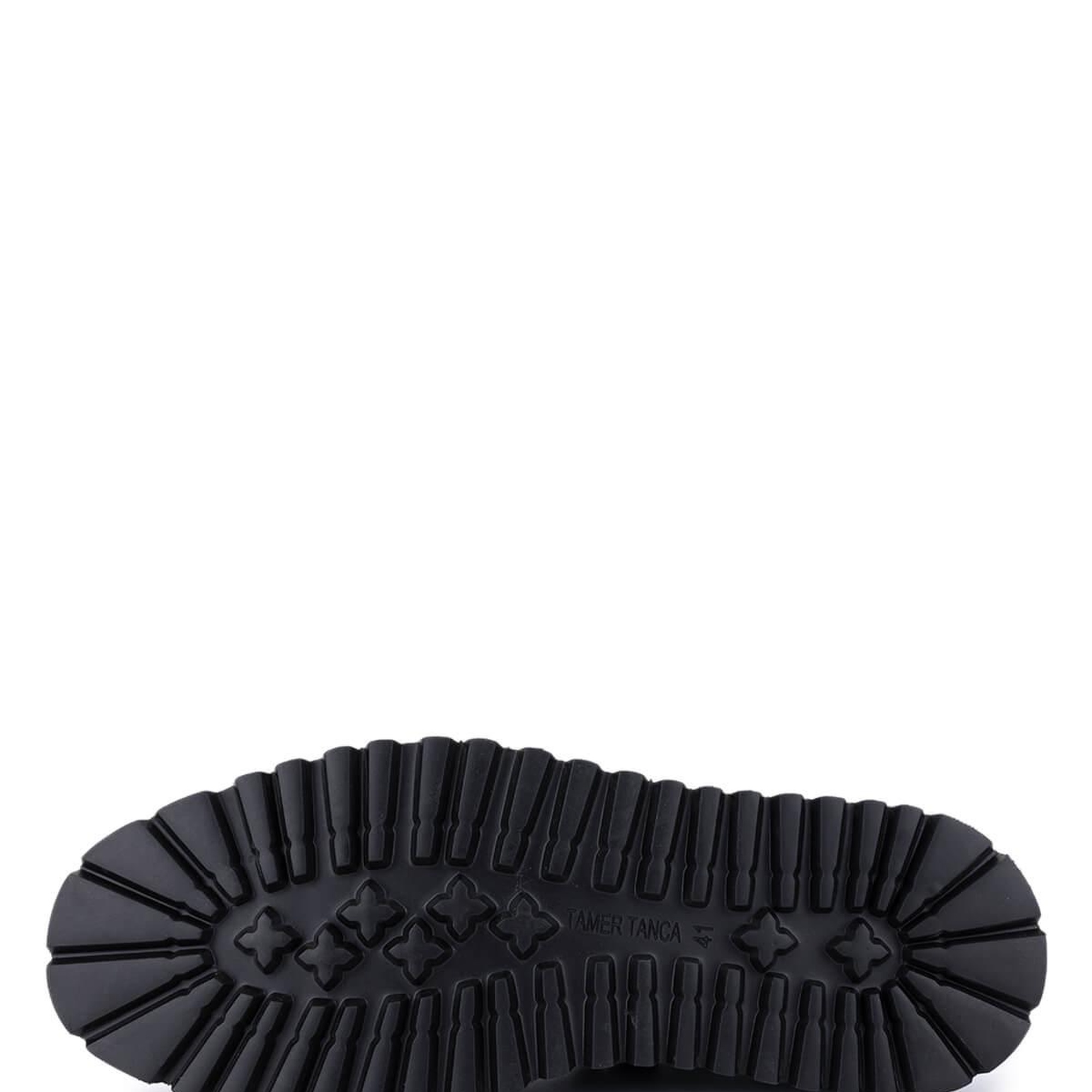 Tamer Tanca Erkek Hakiki Deri Siyah Deri Casual Ayakkabı