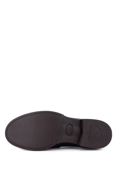  Tamer Tanca Erkek Hakiki Deri Kahverengi Loafer Ayakkabı