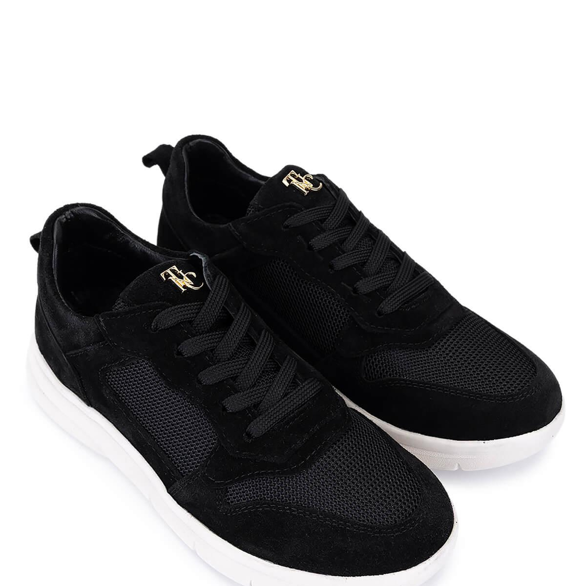 Tamer Tanca Kadın Hakiki Deri Siyah Sneakers & Spor Ayakkabı