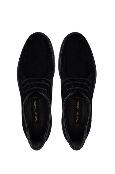  Tamer Tanca Erkek Siyah Süet Casual Ayakkabı