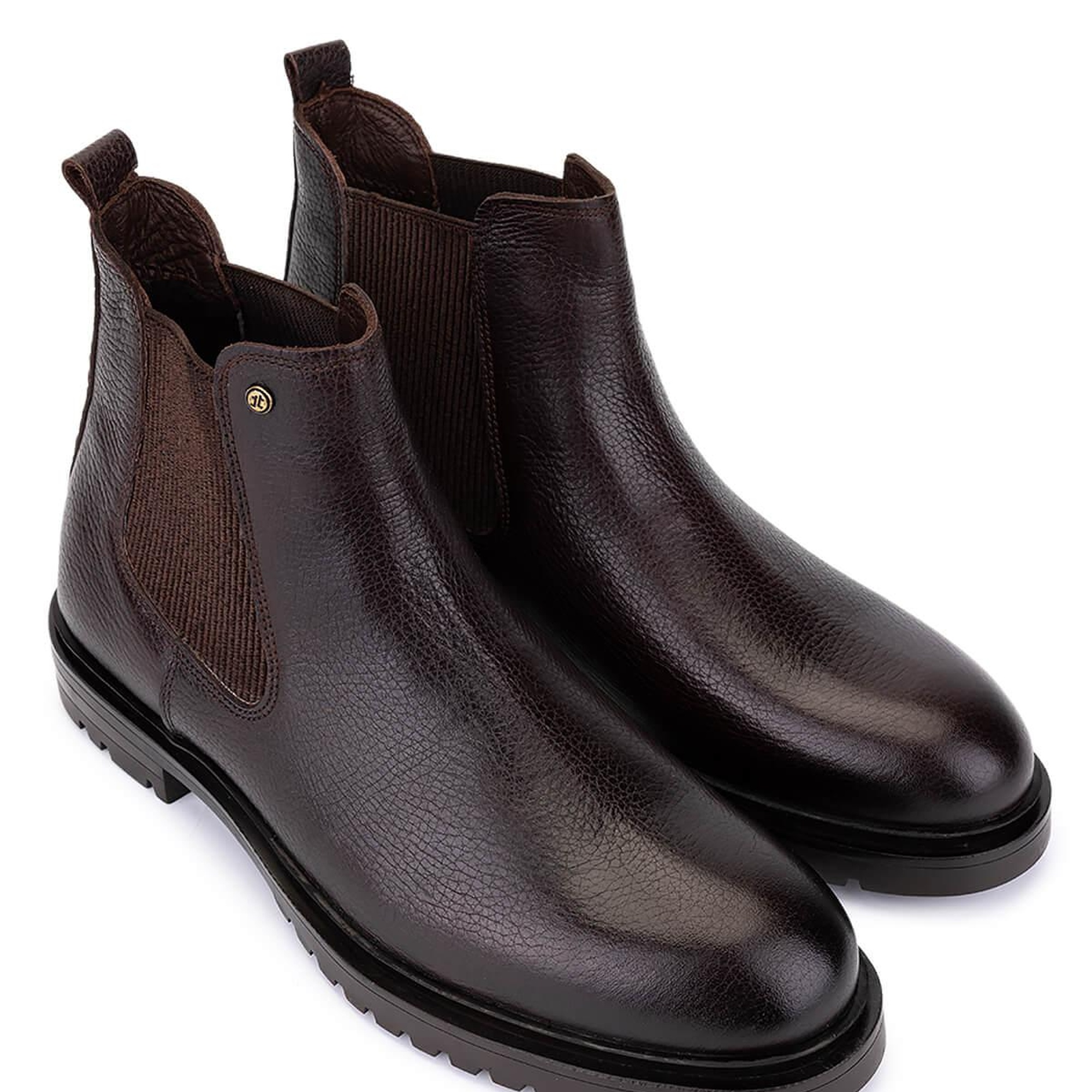 Tamer Tanca Erkek Hakiki Deri Kahverengi Casual Bot