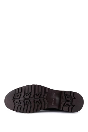  Tamer Tanca Erkek Hakiki Deri Kahverengi Casual Bot