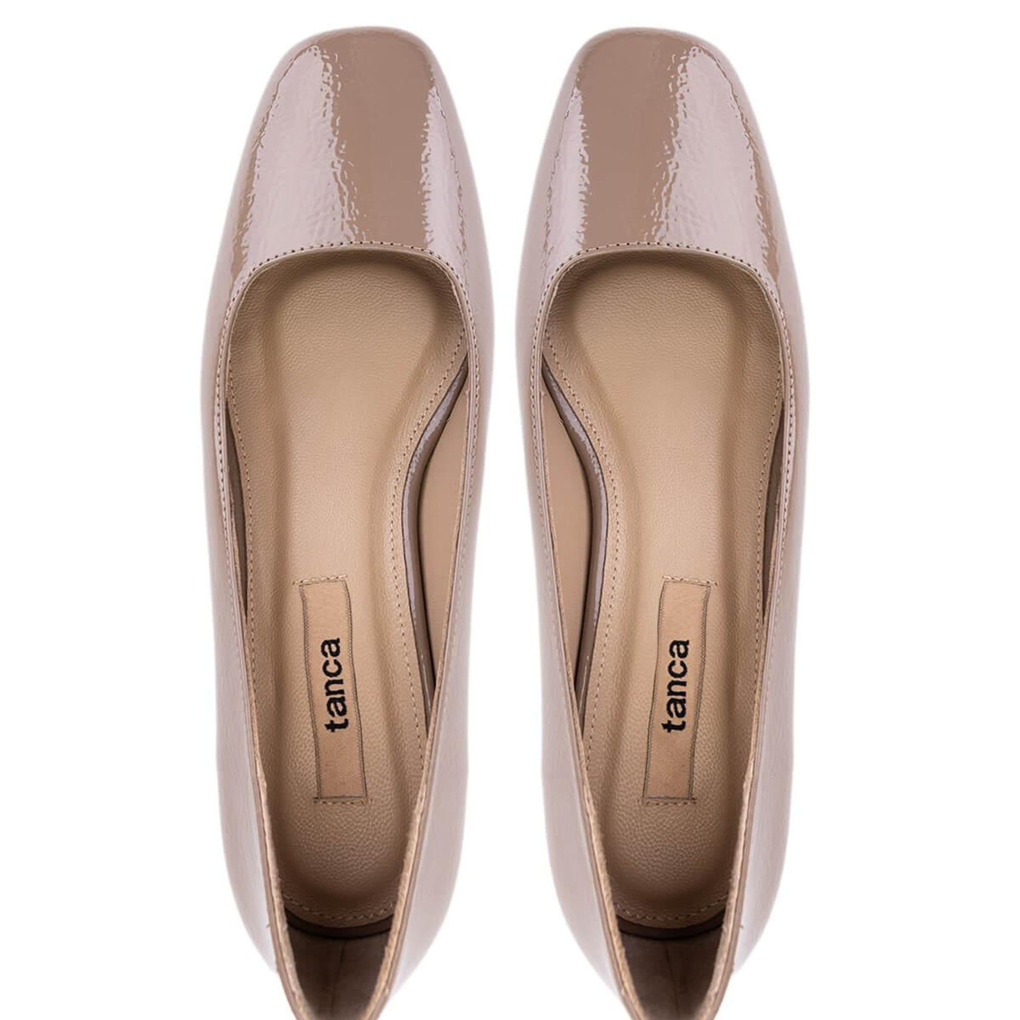 Tamer Tanca Kadın Suni Deri Vizon Rugan Topuklu Ayakkabı